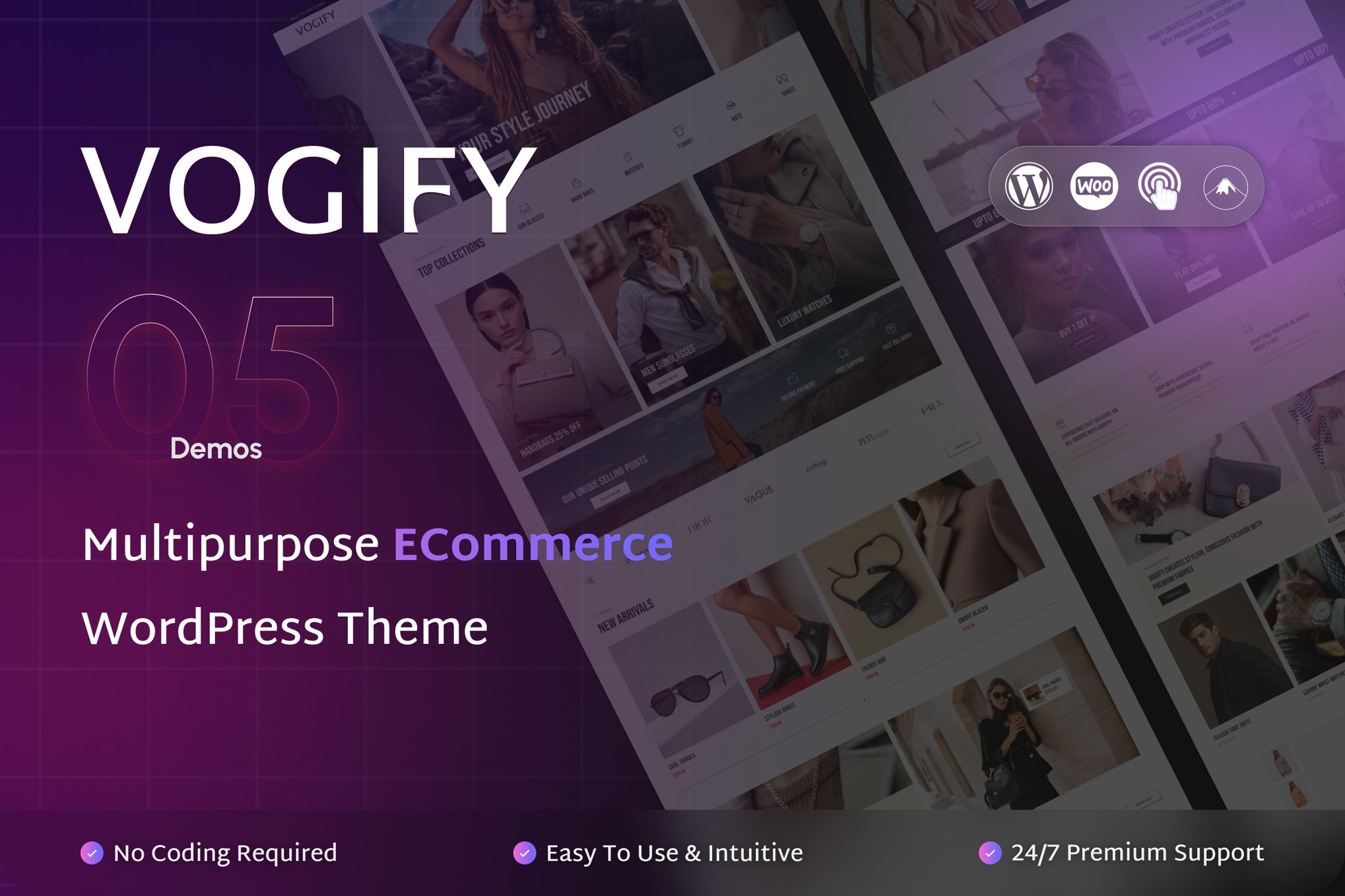 Imagen de portada de Vogify - Fashion Clothing Shop Theme (tema)