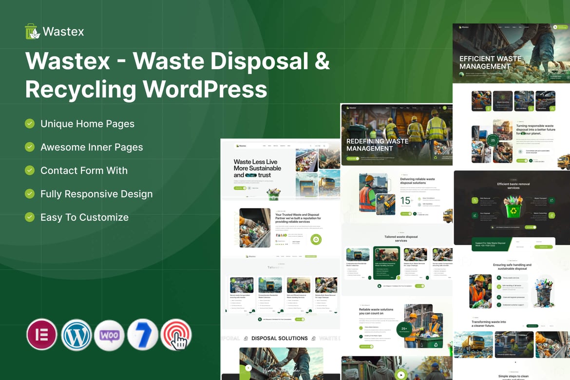 Imagen de portada de Wastex – Waste Disposal & Recycling WordPress (tema)
