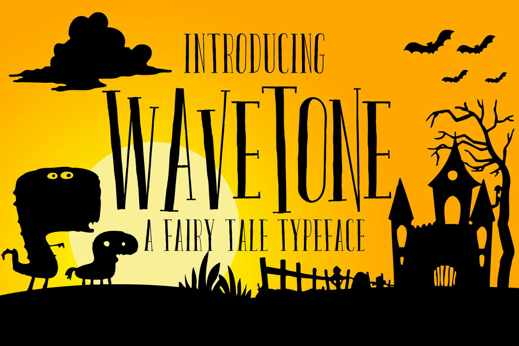 Imagen de portada de Wavetone Typeface (fuente)