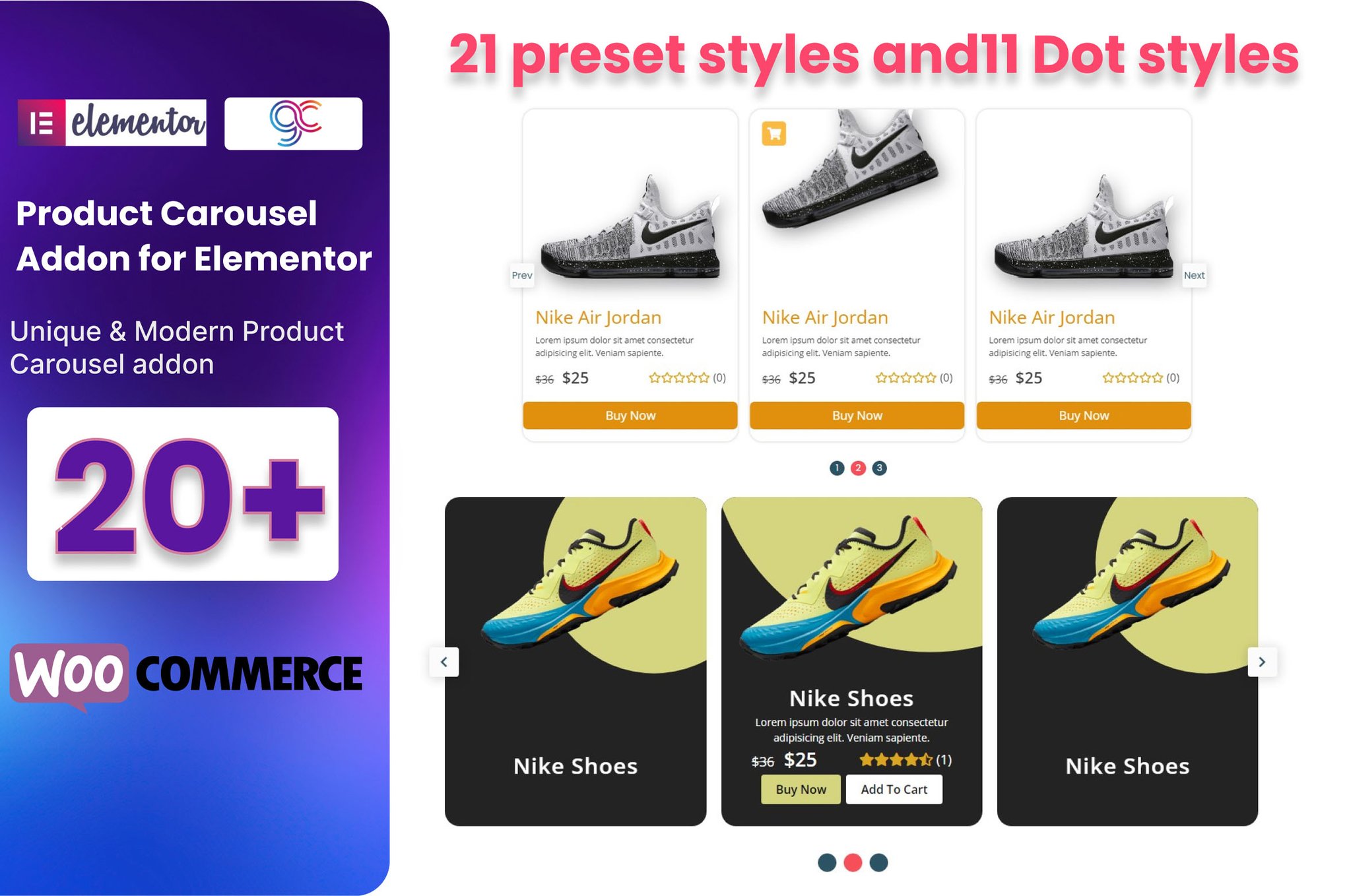 Imagen de portada de WooCommerce Product Carousel Addon For Elementor (plugin)