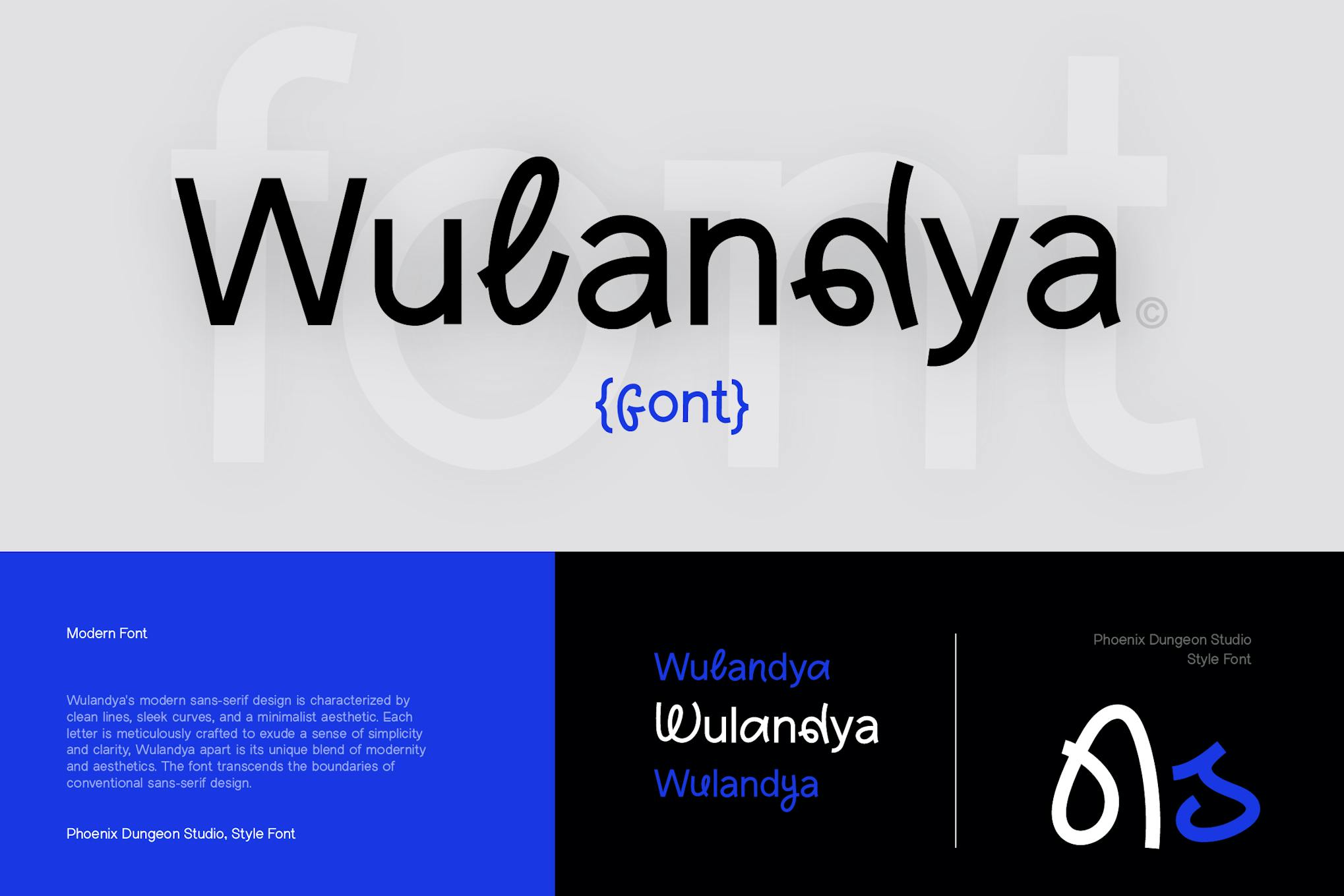 Imagen de portada de Wulandya Font (fuente)