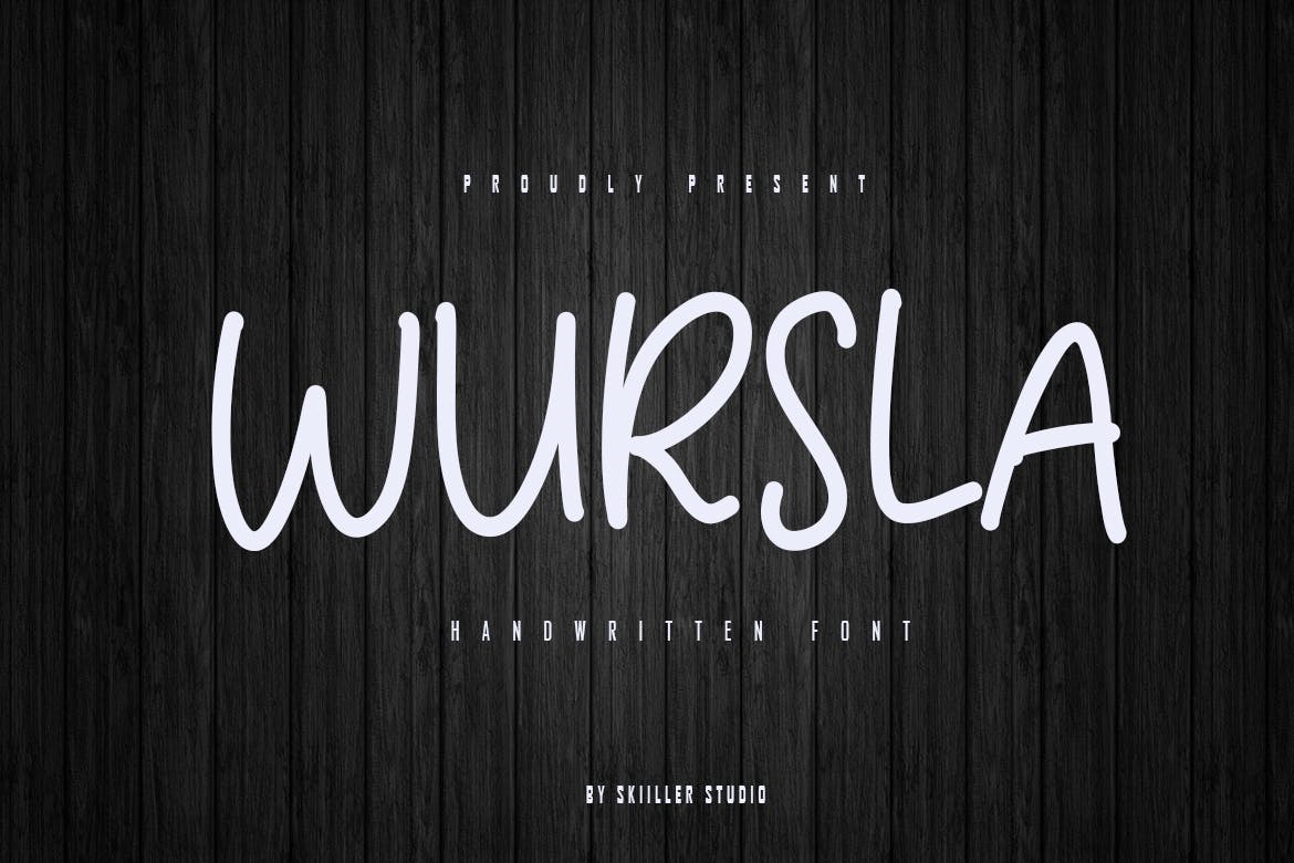 Imagen de portada de Wursla - Handwritten Font (fuente)