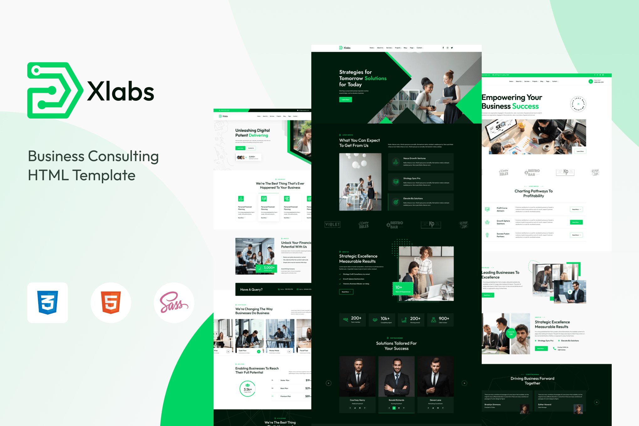 Imagen de portada de Xlab - Business Consulting HTML5 Template (plantilla web)
