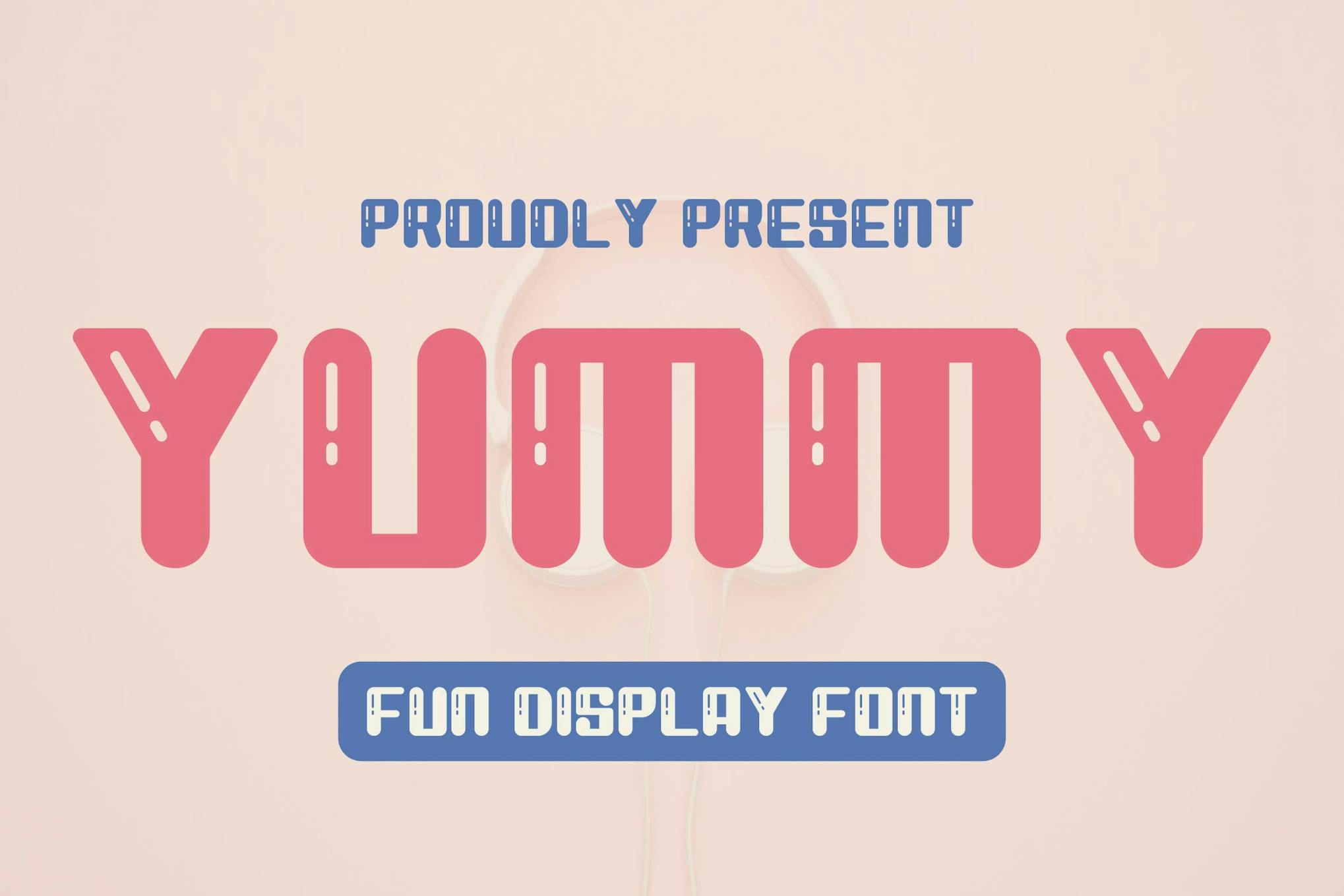Imagen de portada de Yummy Fun Typeface (fuente)