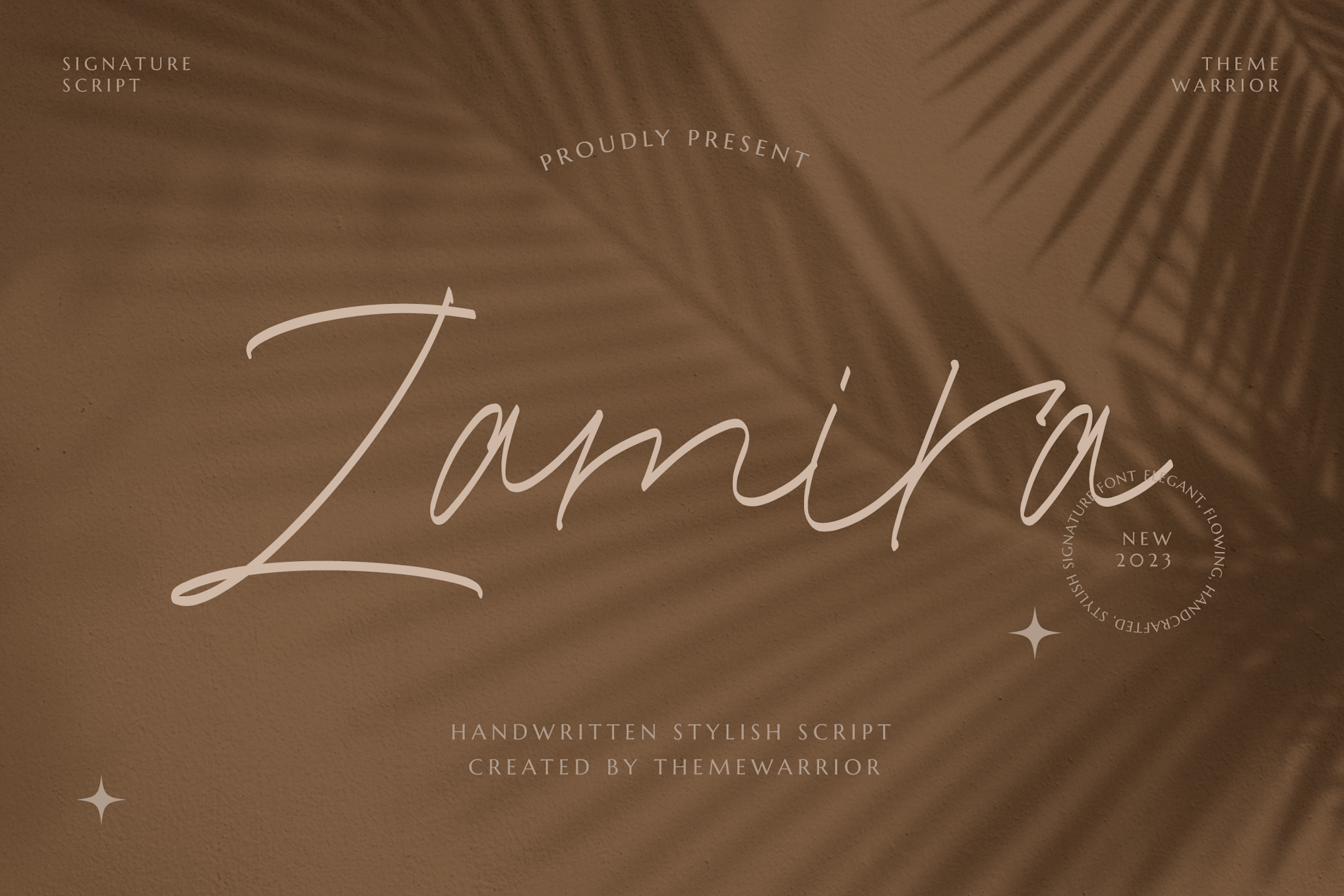 Imagen de portada de Zamira - Handwritten Font (fuente)