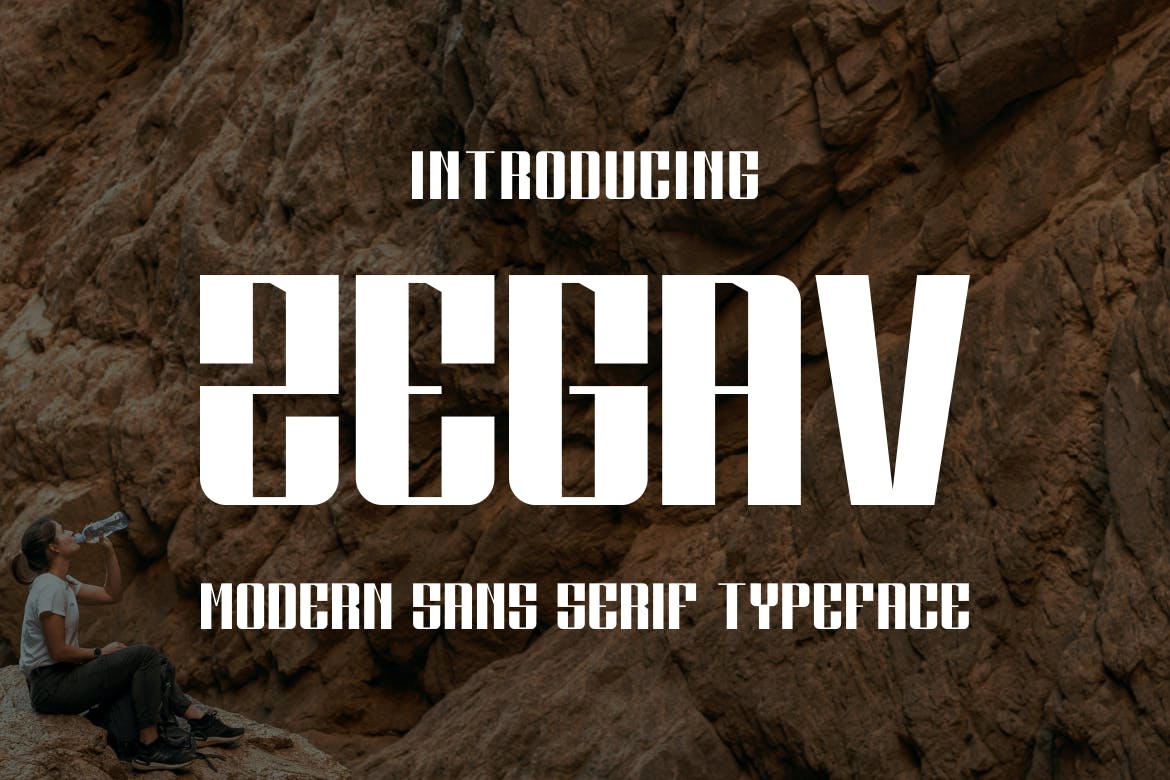Imagen de portada de Zegav - Modern Sans Serif Font (fuente)
