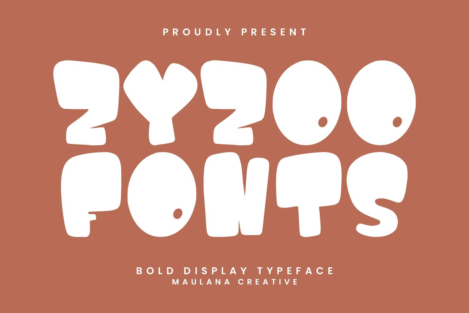 Imagen de portada de Zyzoo Bold Display Typeface (fuente)